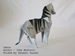 Photo Origami Zebra, Author : John Montroll, Folded by Tatsuto Suzuk